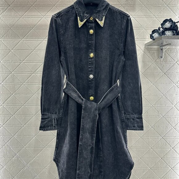 Schiaparelli 2025 New Denim Shirt Dress - Picture 8 of 14